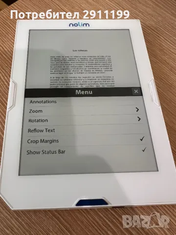 Четец Nolim, снимка 6 - Електронни четци - 50396937