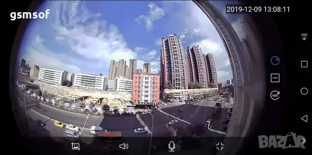 WiFi камера за шпионка на врата с нощно виждане Tuya, Smartlife, снимка 4 - IP камери - 47748058