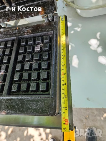 Гофретник тип швейцарска вафла на ток професионален втора употреба , снимка 8 - Обзавеждане на кухня - 50838173