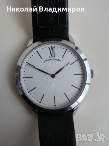 Pierre Cardin голям 42 мм. мъжки ръчен оригинален часовник, снимка 4 - Мъжки - 42274296