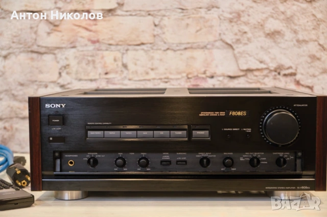 Усилвател Sony TA-F808ES, снимка 3 - Ресийвъри, усилватели, смесителни пултове - 53856927