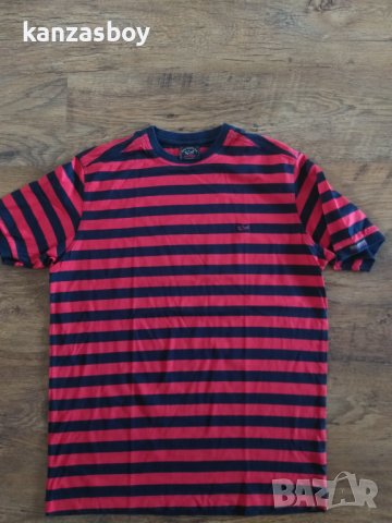 paul and shark - страхотна мъжка тениска КАТО НОВА, снимка 5 - Тениски - 41612311