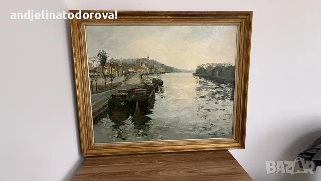 Картина, масло върху платно.Автор Андре Пети