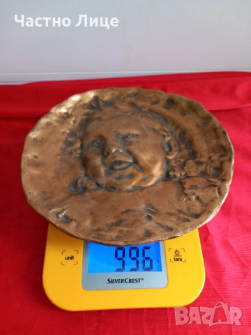 Emile Derre Авторско Бронзово Пано Момченце 19Век, снимка 6 - Антикварни и старинни предмети - 52271265