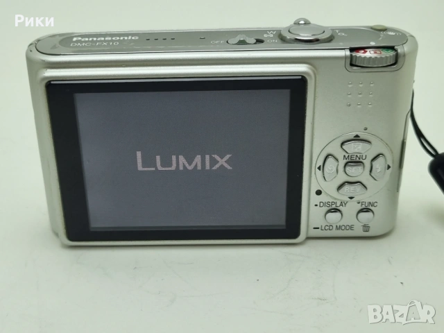 Panasonic Digital Camera Lumix DMC-FX10 6.0MP Silver Tested, снимка 9 - Фотоапарати - 53804569
