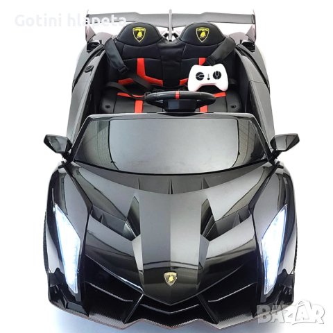 Акумулаторен КОЛА Lamborghini VENENO 4X4 12V батерия, снимка 10 - Детски велосипеди, триколки и коли - 42535429