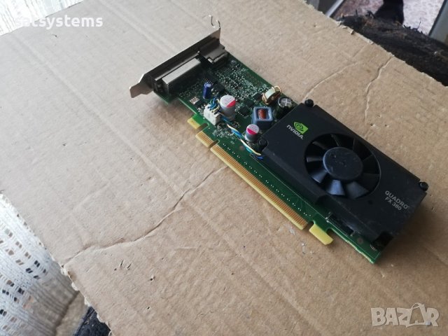 Видео карта NVidia Quadro FX 380 LP 512MB GDDR3 64bit PCI-E, снимка 4 - Видеокарти - 41291734