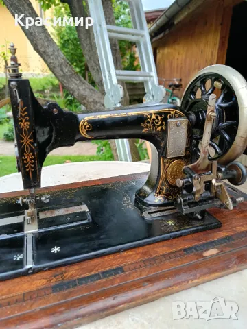 Стара немска шевна машина, снимка 2 - Антикварни и старинни предмети - 50392017