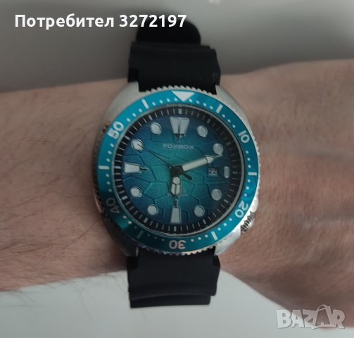 2023 FOXBOX спортен кварцов часовник,водоустойчив,подвижен безел, дата, снимка 4 - Мъжки - 41066593