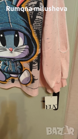 Модерна блуза голям размер, снимка 6 - Блузи с дълъг ръкав и пуловери - 52698581