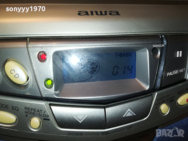 AIWA CSD-FD94EZ-RADIO/CD/REVERSE DECK-ВНОС GERMANY 0204222032, снимка 10 - Радиокасетофони, транзистори - 36321981