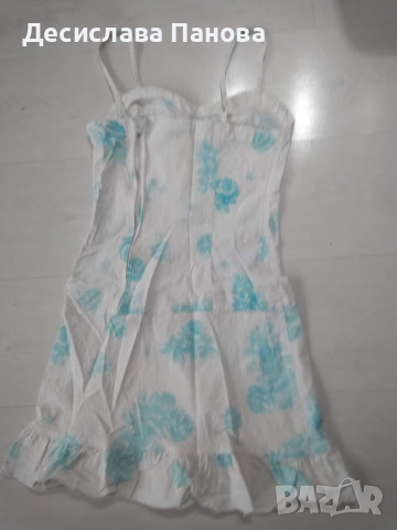 Стилна секси лятна рокличка на цветя, снимка 3 - Рокли - 36330849