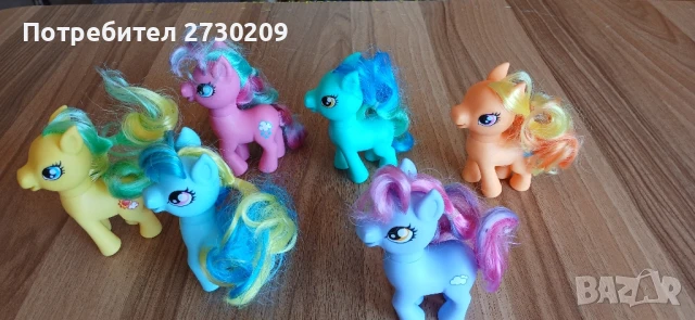 MY LITTLE PONY ЛОТ Понита 6 броя Играчки за Момиче, снимка 5 - Плюшени играчки - 51309383
