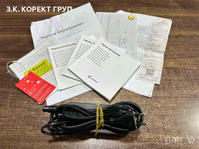 Електрически скутер SEGWAY KICK SCOOTER ZT3 PRO – отлично състояние, снимка 4 - Велосипеди - 56002166