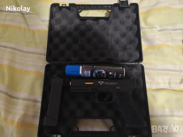 Airsoft Glock 17 Double Bell, Green Gas, Blowback (Еърсофт Глок 17, Зелена газ, Откат)