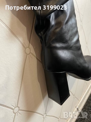 Нови дамски черни ботуши, снимка 2 - Дамски ботуши - 38732816