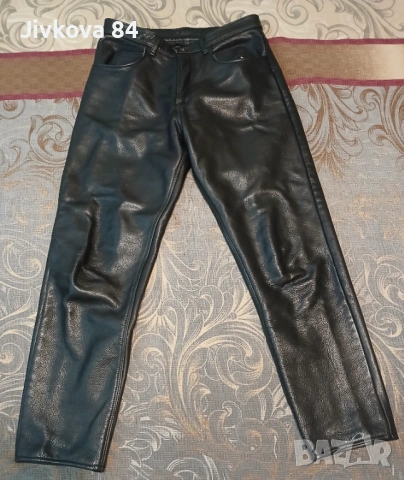 Кожен мъжки панталон. Естествена кожа., снимка 2 - Панталони - 53088131