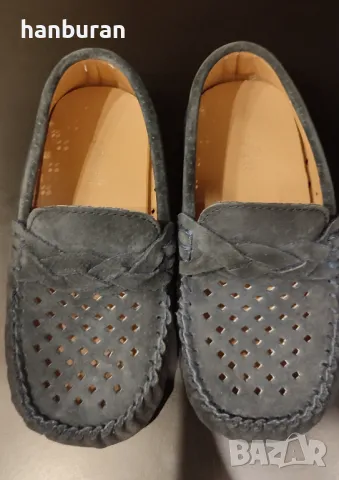 Детски летни , велурени мокасини, снимка 4 - Детски обувки - 49526171