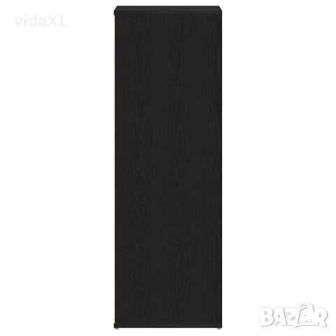 vidaXL Етажерка за обувки, черна дъб, 54x34x100,5 см, инженерно дърво, снимка 6 - Етажерки - 56148330