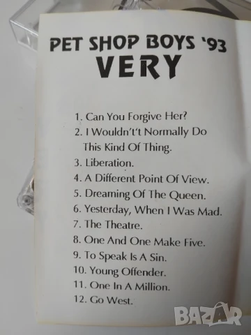 Pet Shop Boys – Very - аудио касета музика, снимка 2 - Аудио касети - 50596962