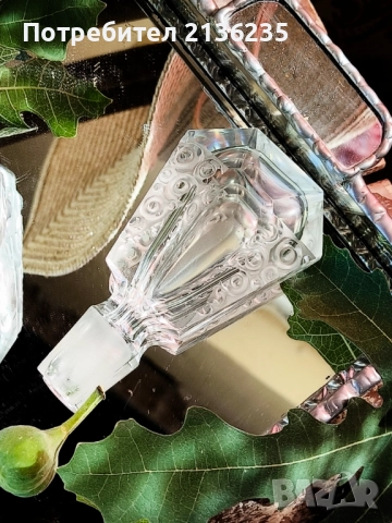 Кристална гарафа Бохемия, снимка 8 - Антикварни и старинни предмети - 51706586
