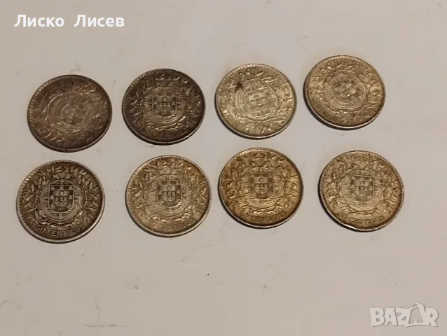 Португалия 50 центавос (1912-1916г.), снимка 5 - Нумизматика и бонистика - 55969256