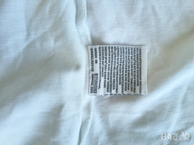 Бяла блуза Kappa Large - L Размер, снимка 6 - Блузи - 50756783