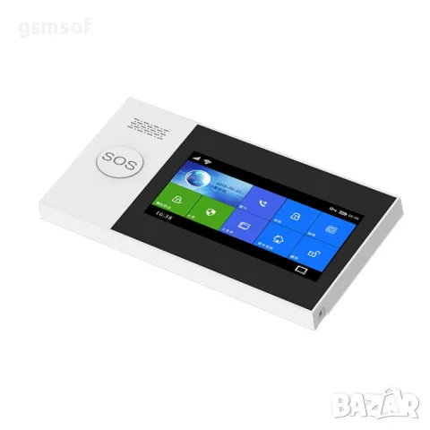 GSM/WIFI алармена СОТ система с известяване на телефон с тъч панел Tuya, Smartlife, снимка 3 - Други - 47535452
