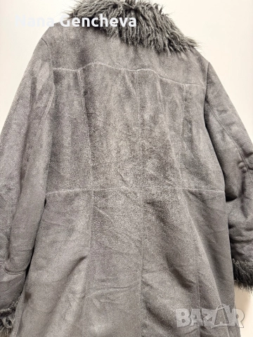 Кожено манто, снимка 6 - Палта, манта - 52980873