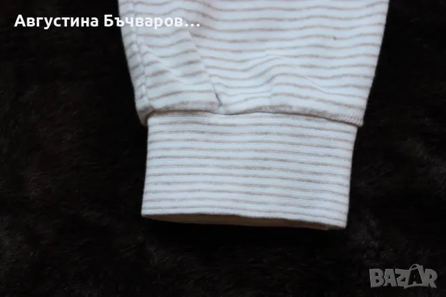 Комплект от боди с къс ръкав и 3 чифта панталонки с прегънат колан H&M, размер 68 , снимка 7 - Комплекти за бебе - 50133157