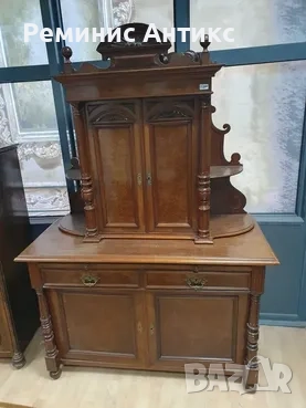 Art Deco бюфет от около 1930г, снимка 6 - Бюфети - 51653968