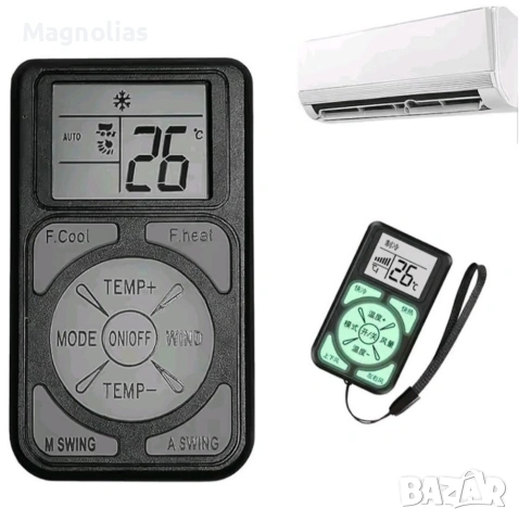Универсално дистанционно управление за климатик А/С, снимка 7 - Дистанционни - 53657146