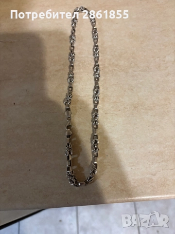 Сребърен ланец и гривна комплект!, снимка 2 - Колиета, медальони, синджири - 52878093