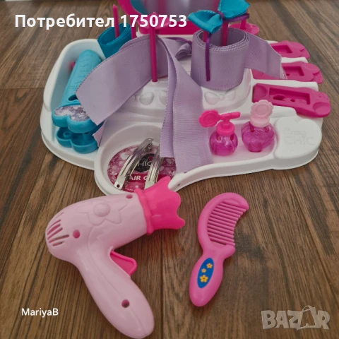 Детска тоалетка за прически и грим, снимка 7 - Образователни игри - 51272173