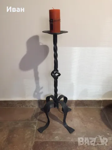 свещник ковано желязо
