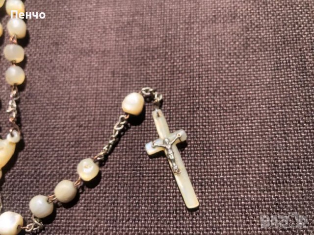 стара седефена молитвена броеница, снимка 4 - Антикварни и старинни предмети - 50297317
