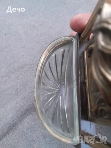 Стар Бронзов Месингов съд за Светена вода за стена  с Исус Христос, снимка 6 - Антикварни и старинни предмети - 51132947