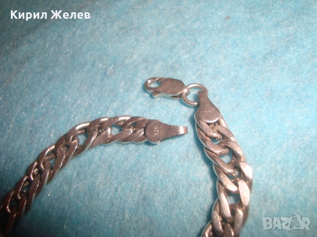 СРЕБЪРНА ГРИВНА СРЕБРО 925 КЛАСИЧЕСКА ЗДРАВА ПЛЕТКА 25886, снимка 9 - Гривни - 35701704