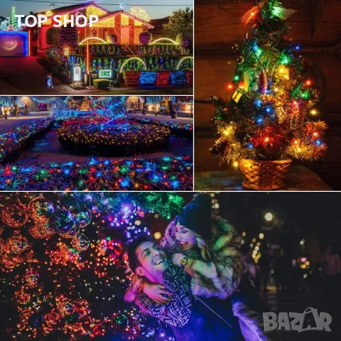 Светлинна верига LED  800 диода- 18 метра и дистанционно, снимка 7 - Други - 48476927