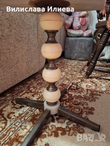 Холна мраморна помощна маса, снимка 3 - Маси - 53634553