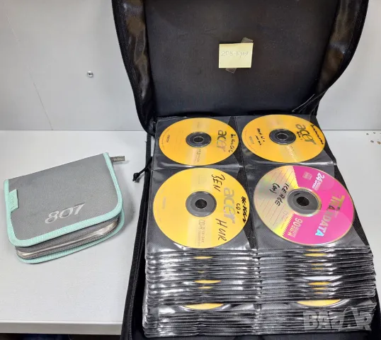 Комплект! Записвани дискове с филми-208 броя с чанта/калъф/