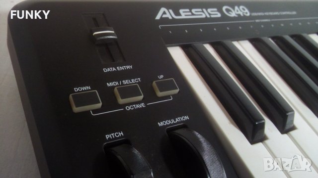 Alesis Q49 USB MIDI Keyboard Controller - 49 Key, снимка 6 - Синтезатори - 39378046