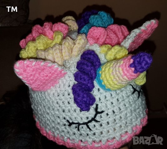 Ръчно плетени бутикови 3D шапки с любими детски герои, снимка 2 - Шапки, шалове и ръкавици - 34535794