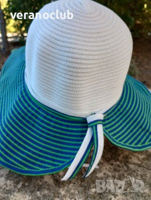 Бяла капела Синьо Зелена периферия, снимка 3 - Шапки - 41788284