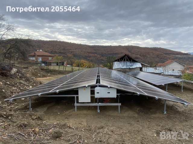 Наземна набивна горещо поцинкована конструкция за фотоволтаични модули, снимка 3 - Друго търговско оборудване - 41792400