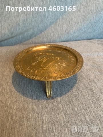 Месингова декоративна кръгла стойка 