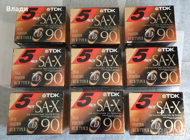 Нови аудиокасети TDK SA-X90, снимка 2 - Аудио касети - 55977161