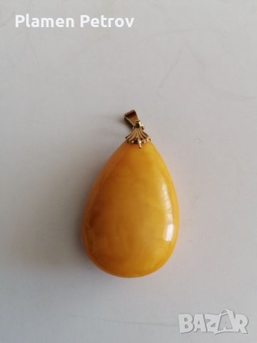 Кехлибар медалион +злато и бинокъл 