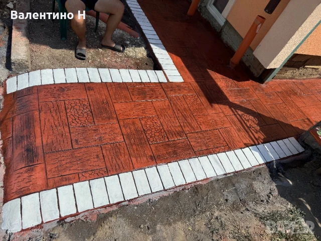 Щампован Бетон , ресан и всичко за вашия двор , снимка 12 - Ремонти на къщи - 49625606