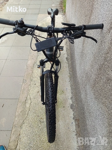 27.5 цола електрически алуминиев велосипед с 21 скорости усилени капли амортисьори предни като нов , снимка 15 - Велосипеди - 53372968